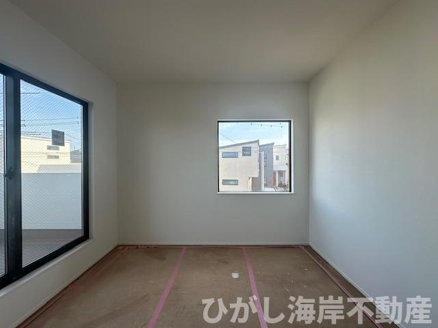 茅ヶ崎市中島　新築戸建　全４棟の寝室|4月26日撮影　建築中　6.5帖　洋室