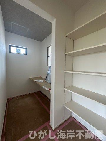 茅ヶ崎市中島　新築戸建　全４棟の設備|4月26日撮影　建築中　サービスルーム