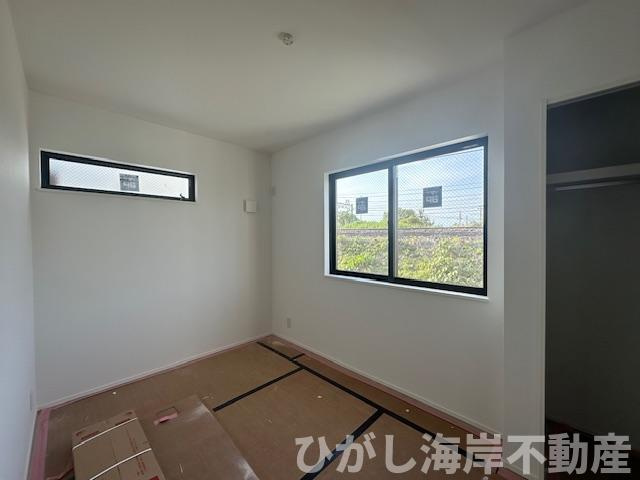 茅ヶ崎市中島　新築戸建　全４棟の子供部屋|4月26日撮影　建築中　4.8帖　洋室