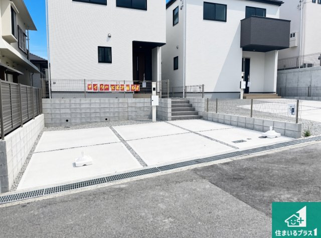 神戸市須磨区北落合　第1期　新築一戸建ての駐車場|駐車スペース！散水栓があるので、こまめに愛車を洗えます！