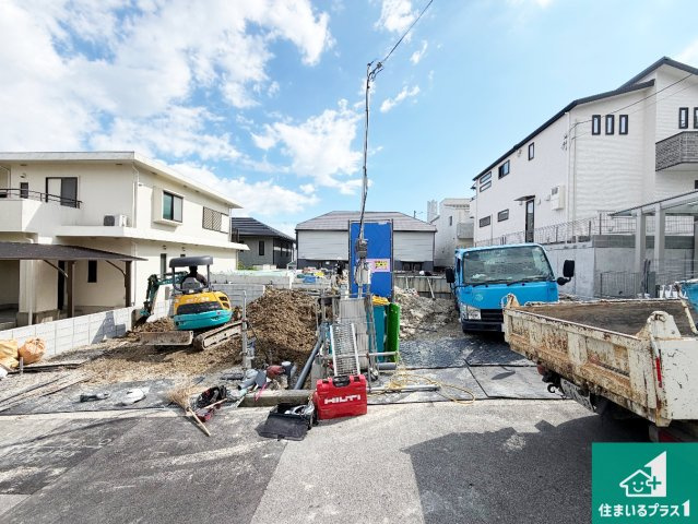 神戸市須磨区北落合　第1期　新築一戸建ての外観|現在建築中！落ち着いた街並みで新生活を始めることが出来そう！周辺の物件も併せてご紹介させて頂きます！