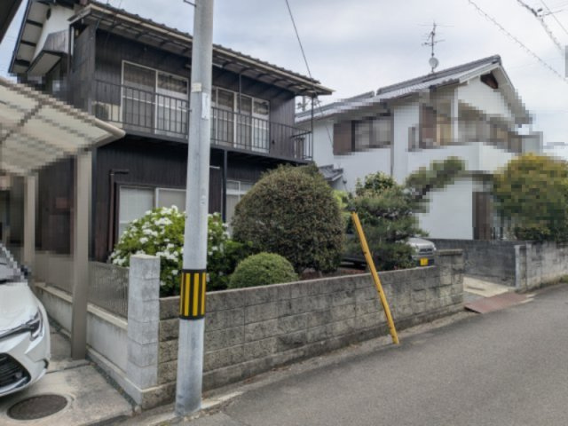 松山市土居田町約５４坪　売土地の外観