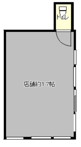 飯塚市天道の店舗事務所の間取り