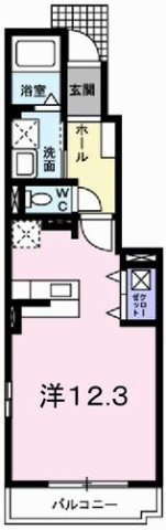 ラフレシールあぼしＢの間取り
