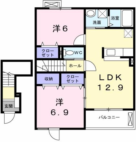 ポラリスⅢの間取り