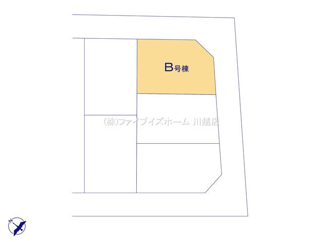 【B号棟　区画図】