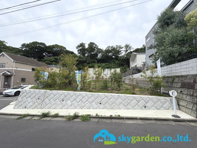 鎌倉市二階堂　新築戸建　全4棟4号棟の外観|2026年7月1日撮影（現況更地）