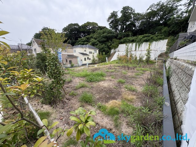 鎌倉市二階堂　新築戸建　全4棟4号棟の外観|2026年7月1日撮影（現況更地）
