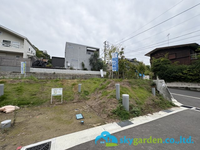鎌倉市二階堂　新築戸建　全4棟4号棟の駐車場|2026年7月1日撮影（現況更地）