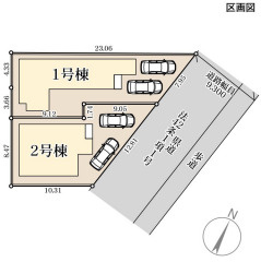 リーブルガーデン合志市幾久富第五の区画図