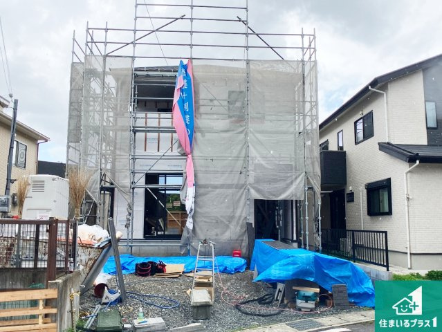 たつの市龍野町日山　第6期　新築一戸建ての外観|周辺は落ち着いた街並みの住宅地！子育てがしやすい住環境です！まだ未完成ですが、現地でしかわからない事もございます。是非一度ご覧ください。