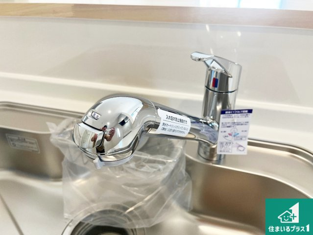 たつの市龍野町日山　第6期　新築一戸建ての設備|浄水器を内蔵！炊飯時、お茶を作る時に安心してお水を使えます！お湯と冷水、浄水と原水、シャワーの切替えもワンタッチです！