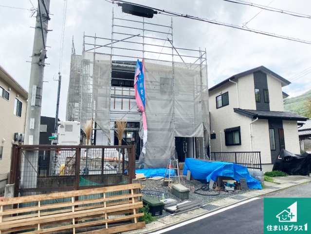 たつの市龍野町日山　第6期　新築一戸建ての外観|周辺は落ち着いた街並みの住宅地！子育てがしやすい住環境です！まだ未完成ですが、現地でしかわからない事もございます。是非一度ご覧ください。