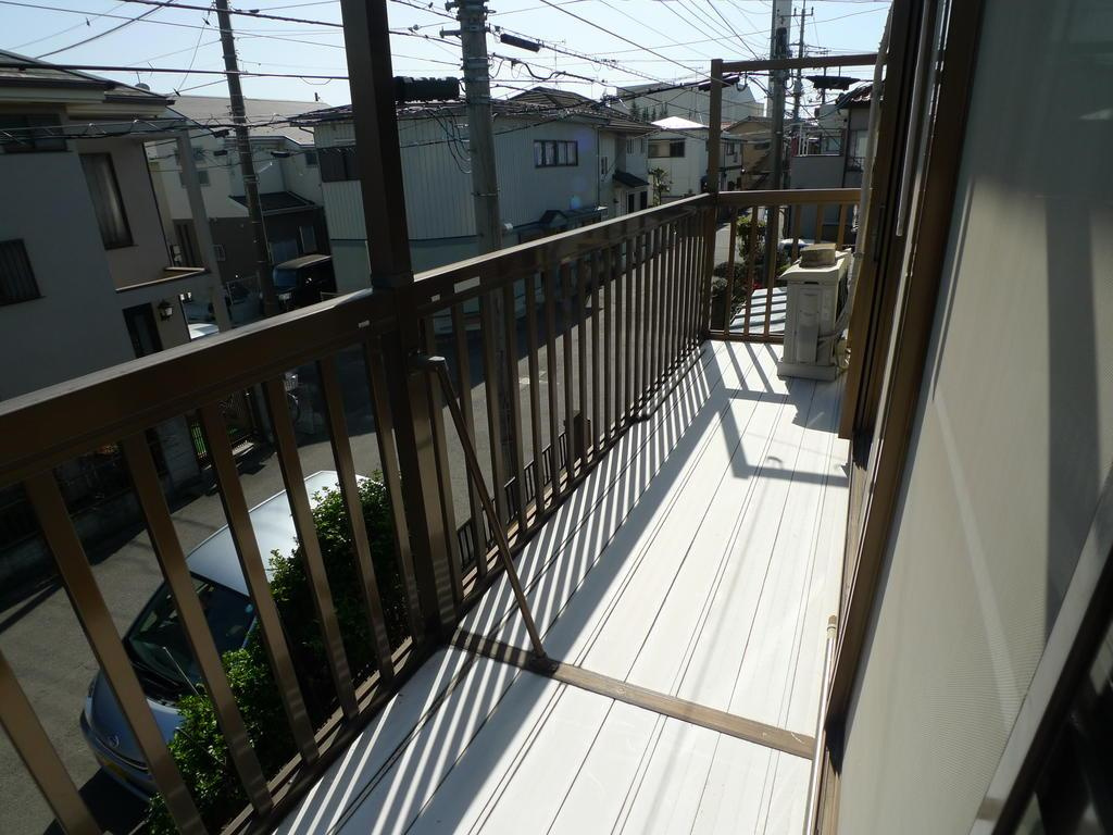 大塚貸家のバルコニー