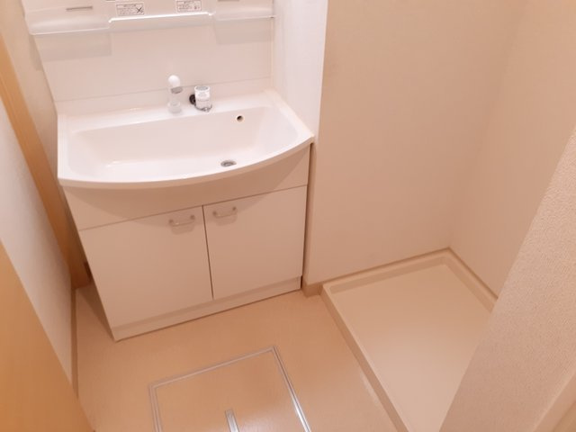 ライトサファイアの洗面所|忙しい朝には欠かせない洗面所です