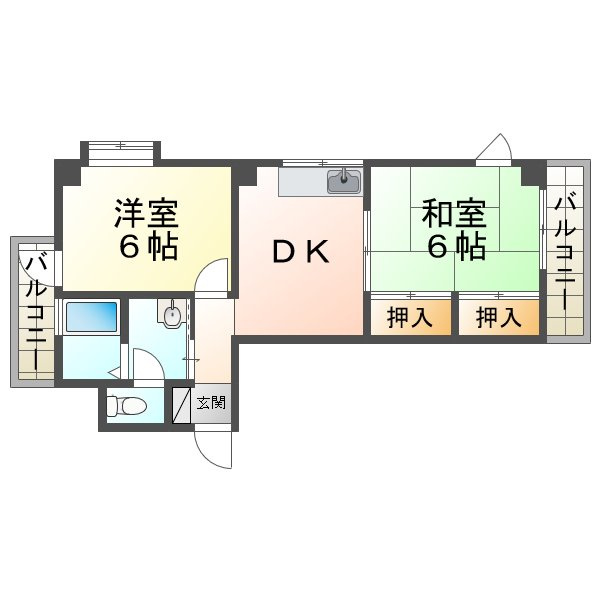 メヌエット千代が丘の間取り
