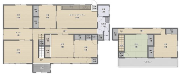 【間取り】 | 行田市荒木　中古戸建