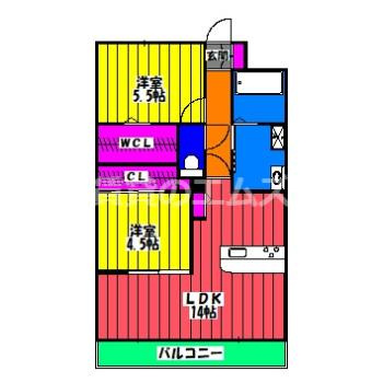 【間取り】 | ＬＩＢＴＨ博多駅南Ⅶ | ＬＩＢＴＨ博多駅南Ⅶの間取り