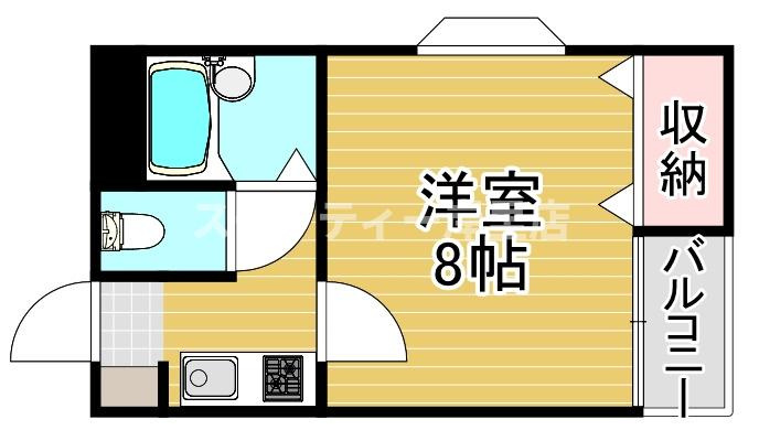 ブルーメイトAの間取り