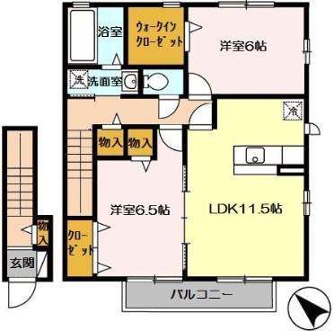 プランドール（川越）の間取り
