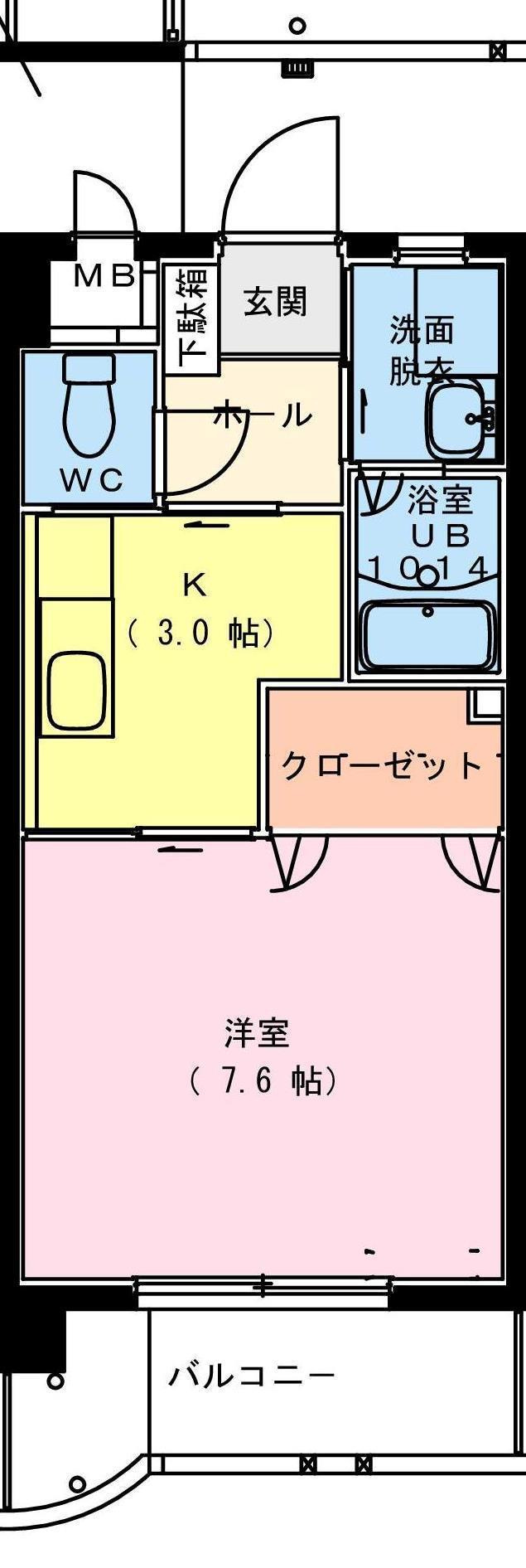 サンパティークＦＵＴＡＢＡの間取り|サンパティークＦＵＴＡＢＡの間取り
