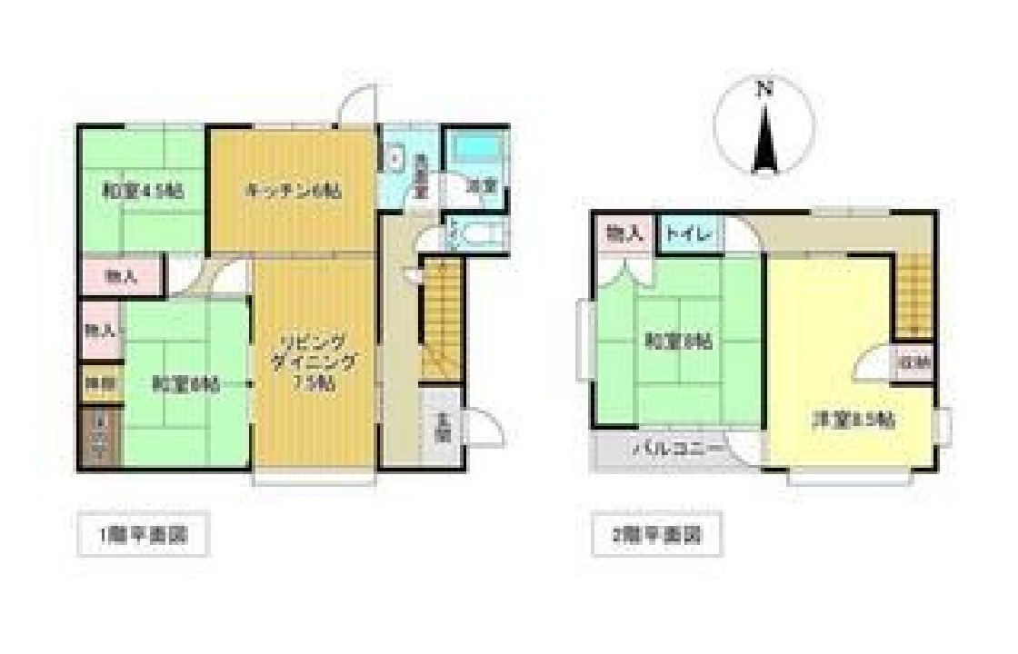 売戸建　小山市間々田の間取り