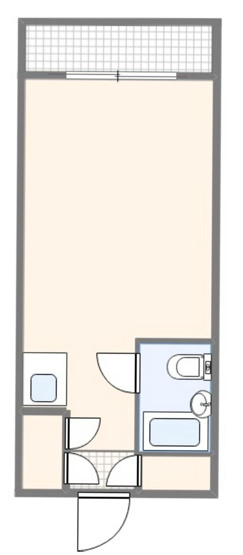 【間取り】 | メゾンドノア明神町 | ワンルームは一人暮らしに最適で家賃を抑えやすく掃除も楽な点が魅力です。生活空間がコンパクトにまとまるため、動線が短く、生活しやすいです。家具の配置も工夫次第で個性を出しやすく、自由な空間を楽しめます。