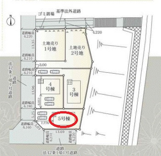 【区画図】 | クレイドルガーデン平群町若葉台第１ | 区画図