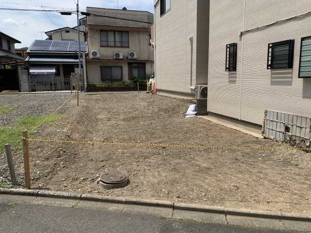 京都市北区紫竹上竹殿町　建築条件無し売土地の外観