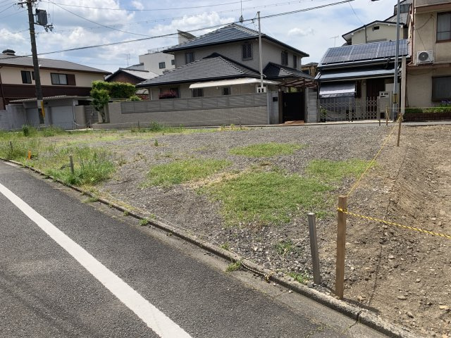 京都市北区紫竹上竹殿町　建築条件無し売土地の外観