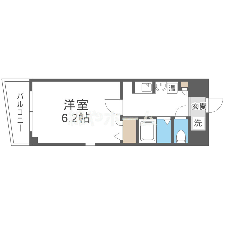 オズレジデンス天下茶屋の間取り