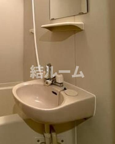 板橋区栄町の賃貸マンションの洗面所