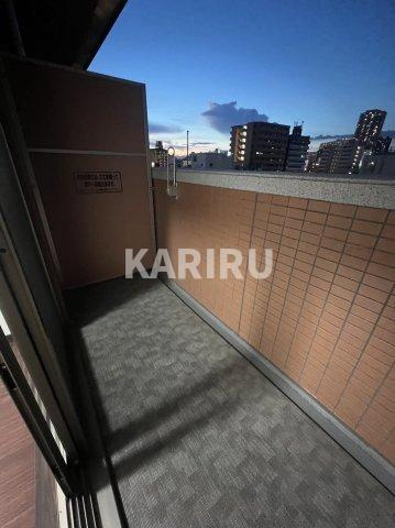 プレジオ都島本通のバルコニー