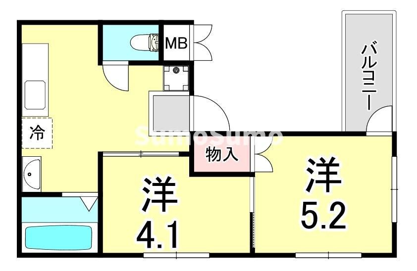 前田マンションの間取り