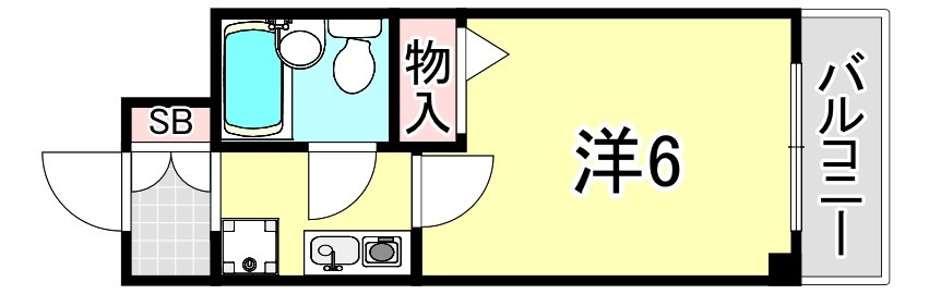 エスリード神戸の間取り
