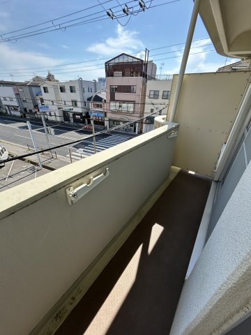 宮崎ハイツのバルコニー|陽当たり良好なバルコニーです