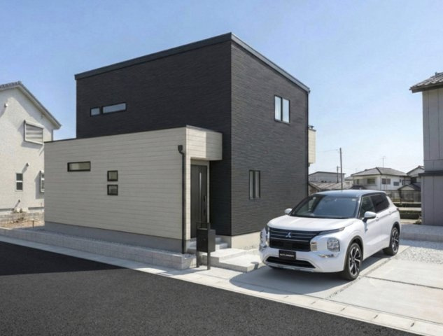 【外観パース】 | 久喜市菖蒲町菖蒲　新築戸建　全1棟　1号棟 | 1号棟