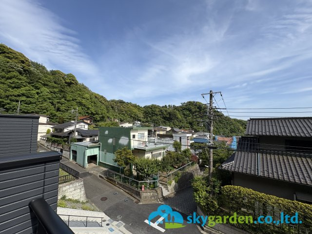 鎌倉市浄明寺４丁目1期　新築戸建　全２棟１号棟の展望|木々の緑が鮮やかですね。