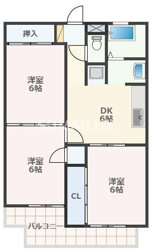 パサージュ新大江の間取り