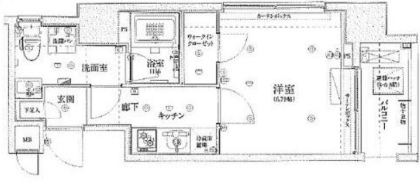 DUARES麹町onyxの間取り