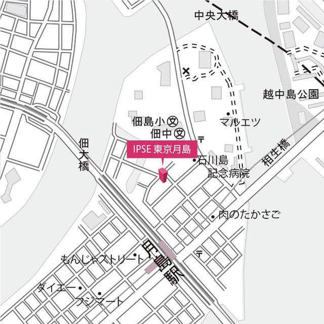 ＩＰＳＥ東京月島の地図