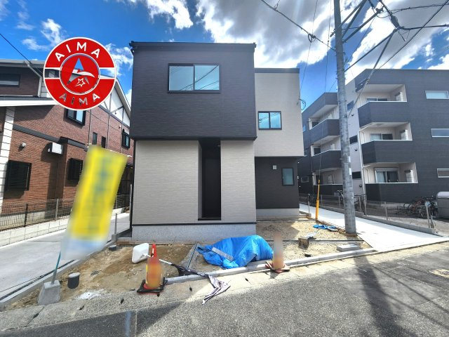 福岡市博多区新和町2丁目第1-3棟（2号棟）の外観|デザイン性のある外観です。