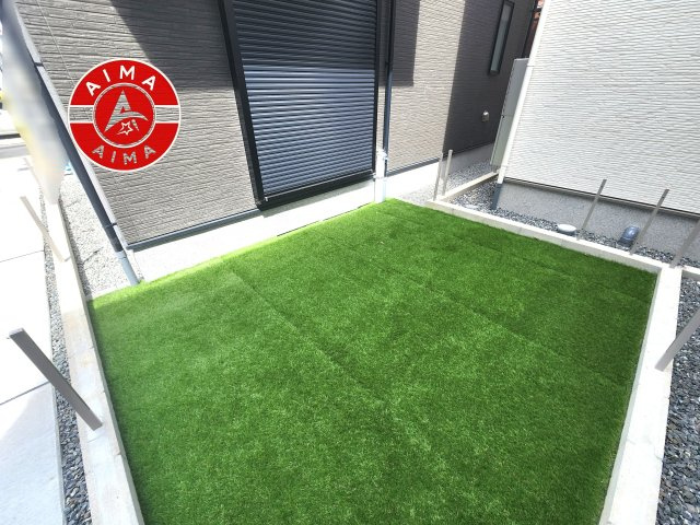 福岡市博多区新和町2丁目第1-3棟（2号棟）の外観|お庭で自由な時間を過ごせます。