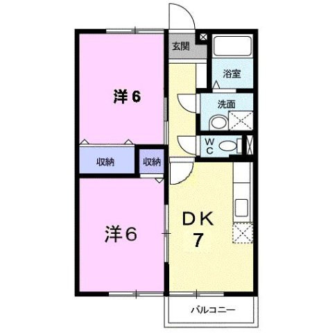 【間取り】 | エステートＫａｋｅｄａ　Ａ