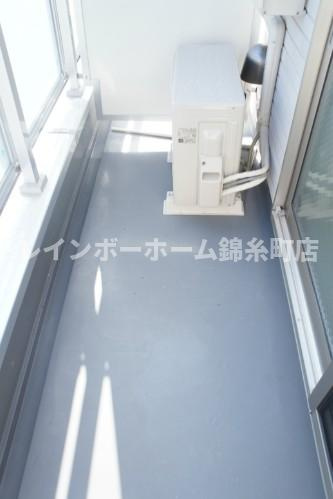 リブリ・東保木間のバルコニー
