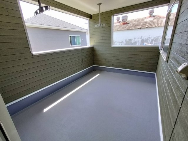 久留米市三潴町玉満　新築建売住宅のバルコニー