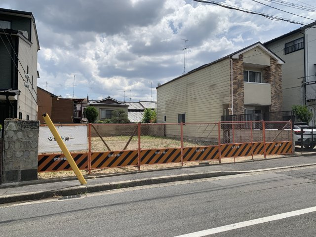 京都市北区紫竹下ノ岸町　建築条件無し売土地の外観