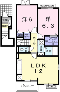 【間取り】 | スモールヴィレッジⅡ