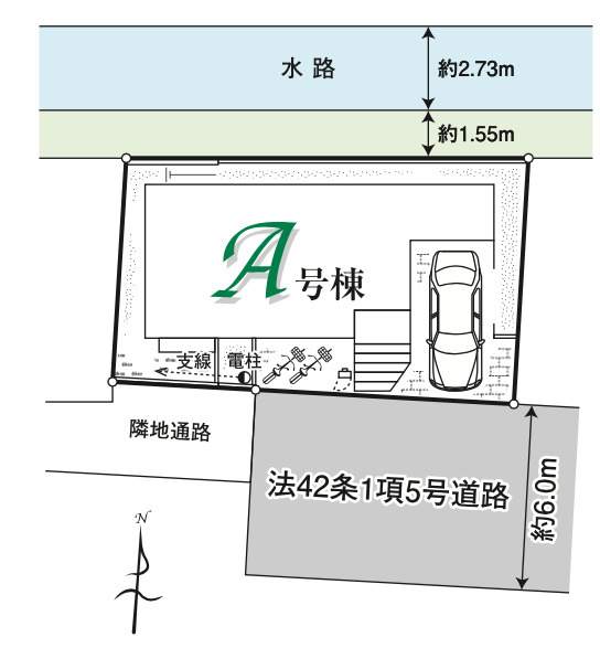 【仲介手数料無料】狭山市中央１２期全１棟　狭山市の新築住宅なら西武ハウジングの区画図