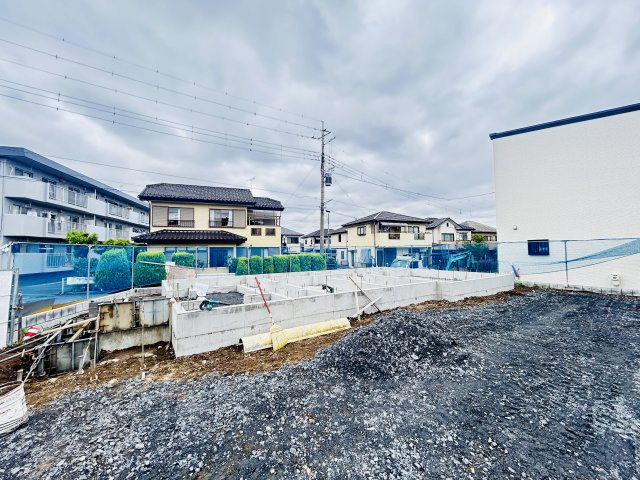 新築　高崎市石原町8区画　1号棟の外観|現地写真　2026年8月完成予定！類似物件のご内覧等、お気軽にお問合せください♪　